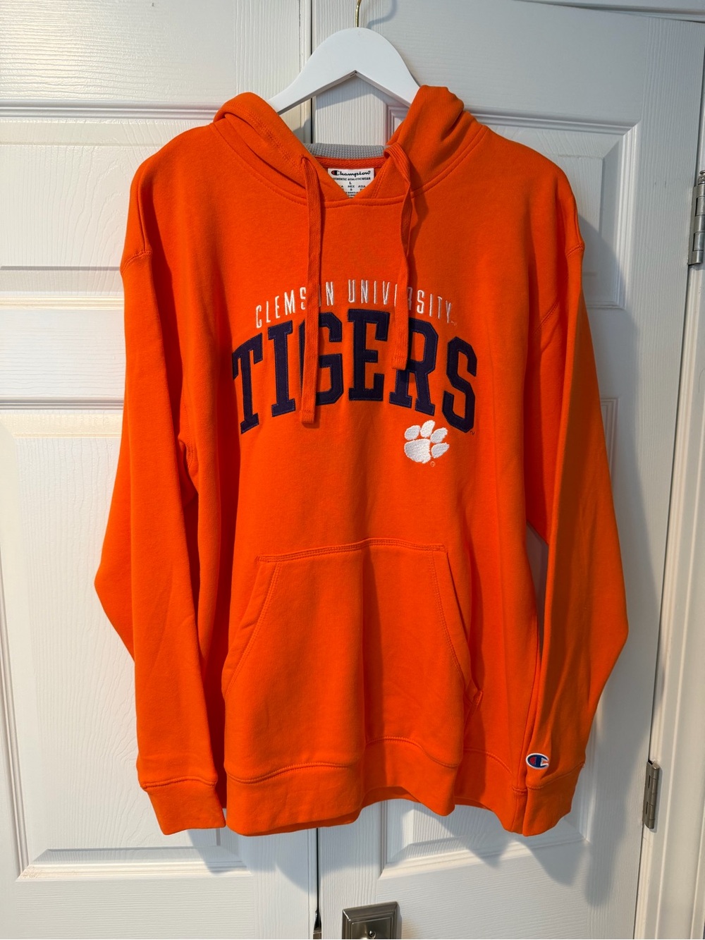 Champion Orange Clemson Tigers Pullover Hoodie